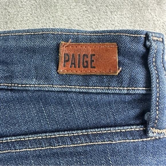 Paige Verdugo Ankle Jeans Women’s 30 Blue Dark Wash Skinny - Picture 10 of 11